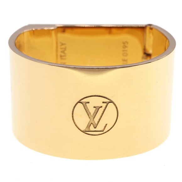 Louis Vuitton scarf ring MP1665 gold closure muffler fashion ladies LOUIS VUITTO - Picture 1 of 7